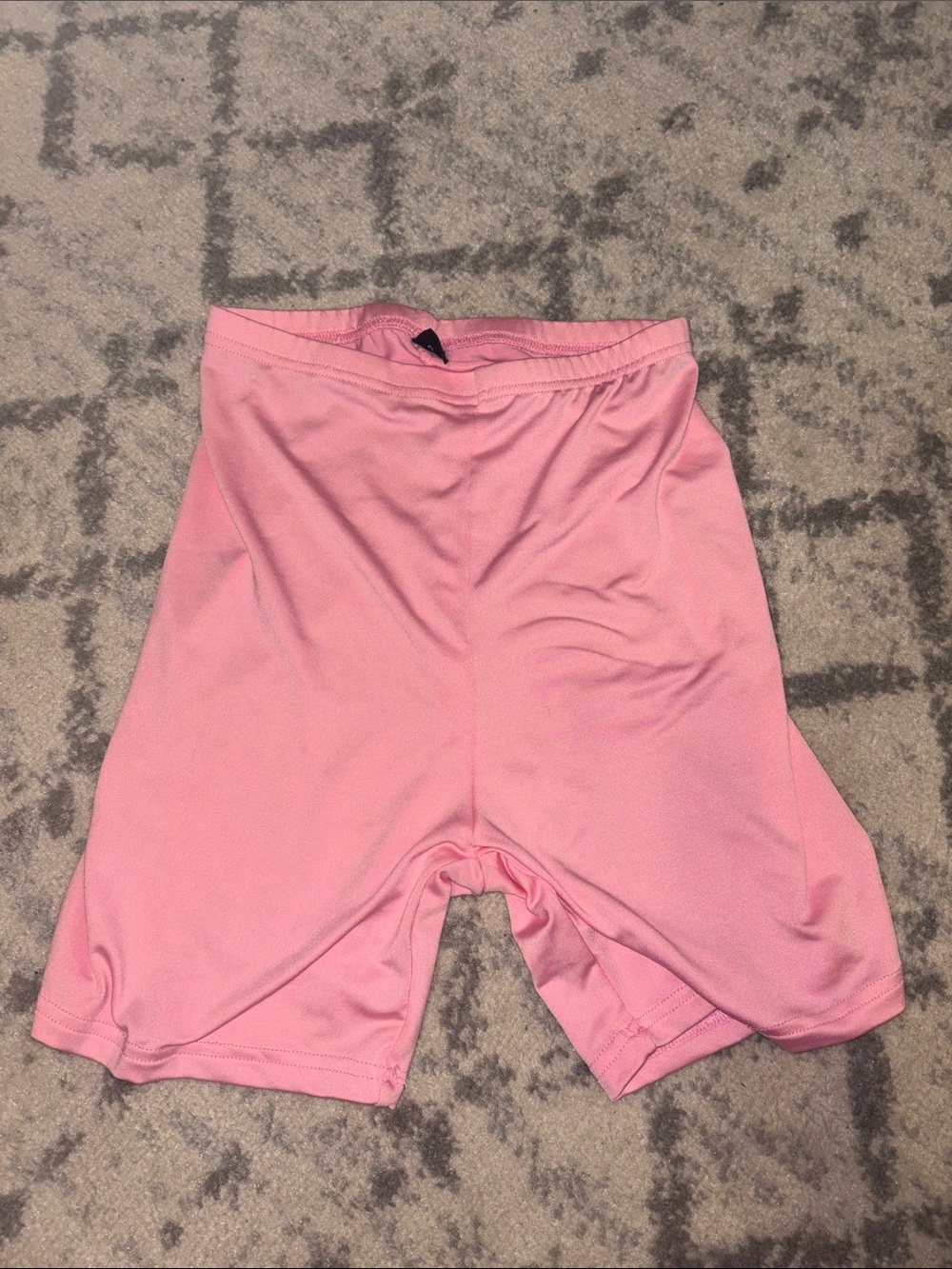 SHEIN Pink High-Rise Bike Shorts